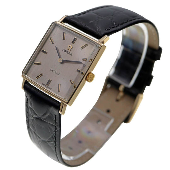 Omega De Ville 1115071, 9k Gold 1977 Men's Vintage Watch – Time ...