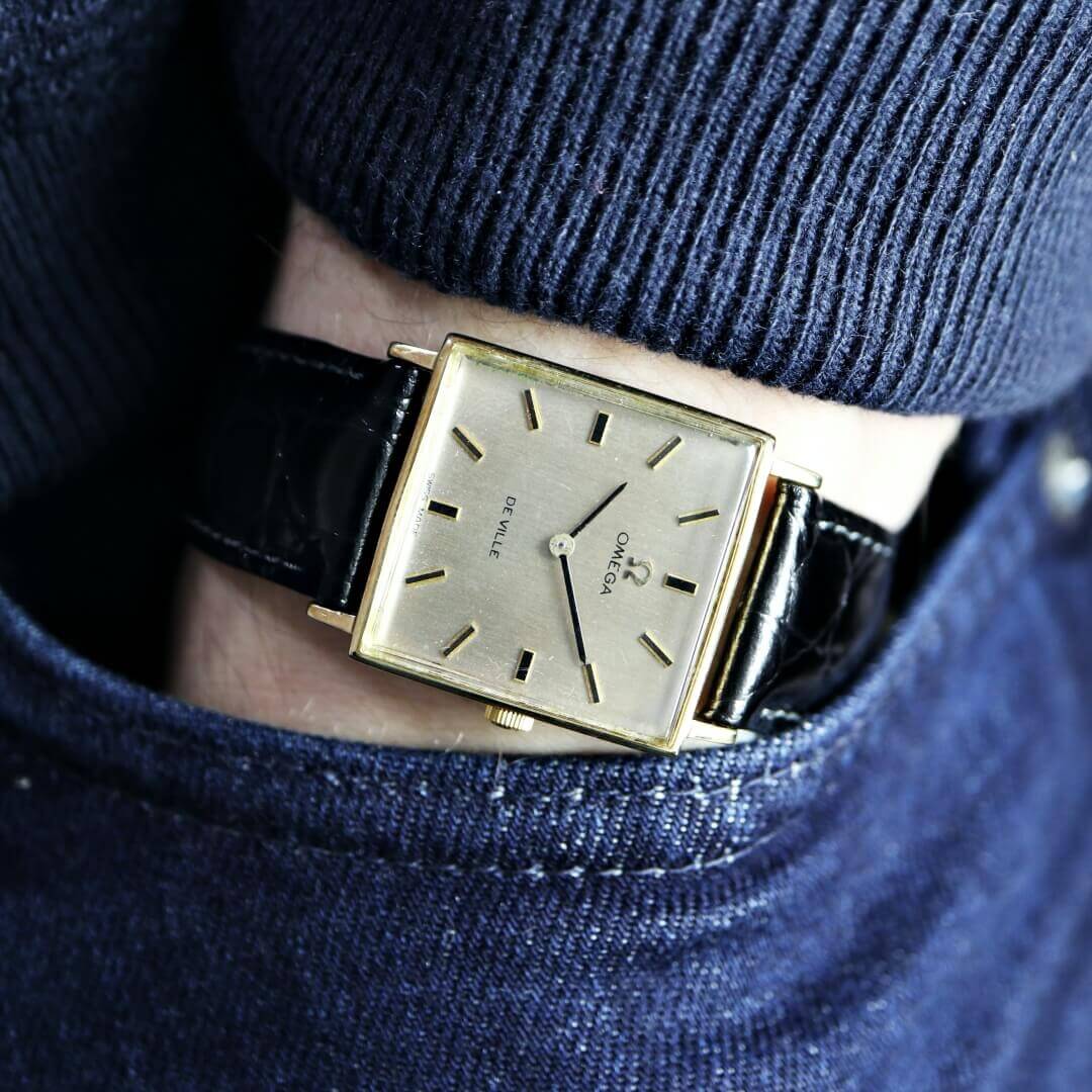 Omega De Ville 1115071, 9k Gold 1977 Men's Vintage Watch