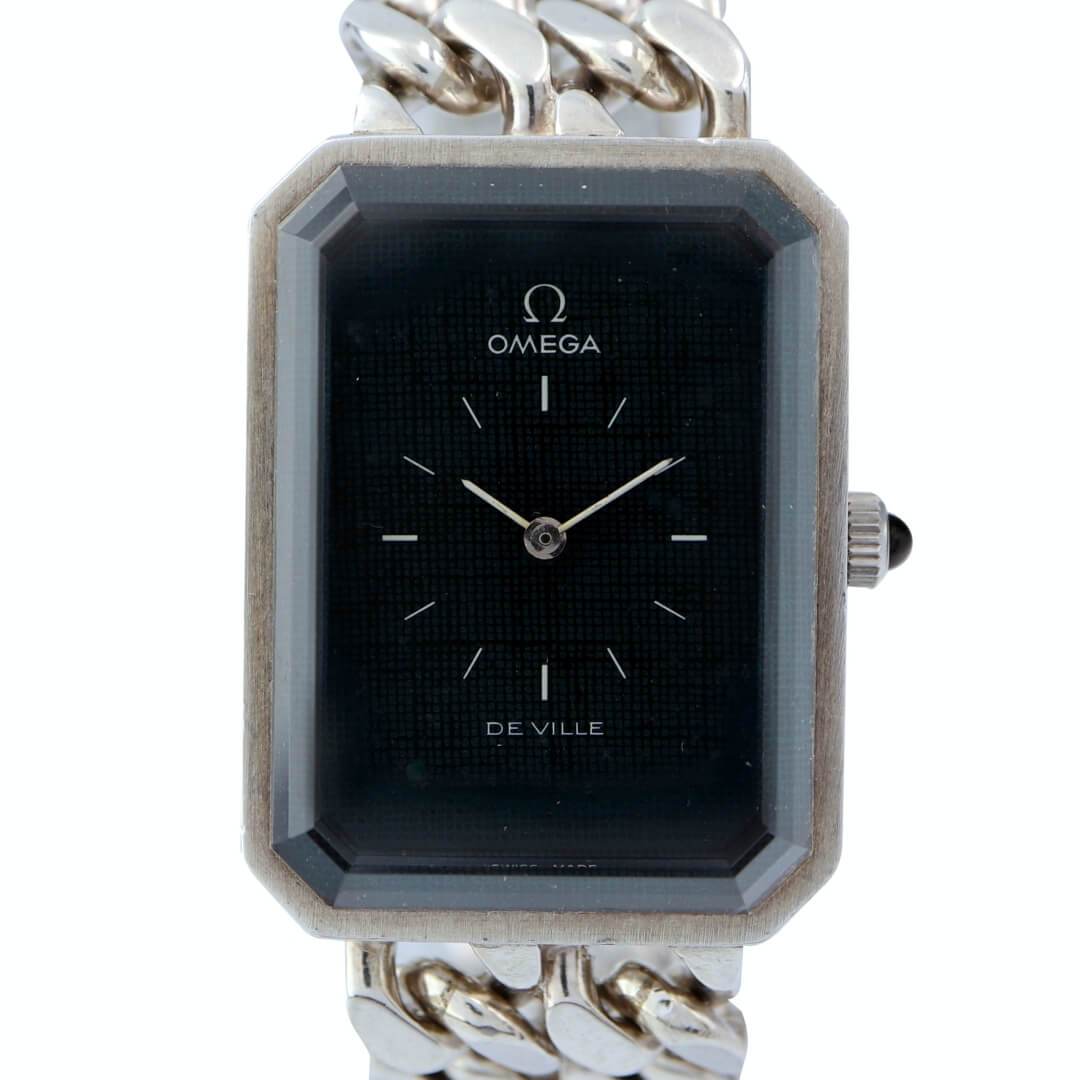 Omega de Ville Jeux D'Argent 8271, 1975 Silver Vintage Watch