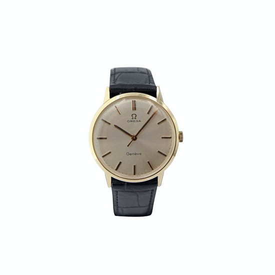 Omega Geneve 131.041 14k Gold, 1973 Men's Vintage Watch – Time Rediscovered