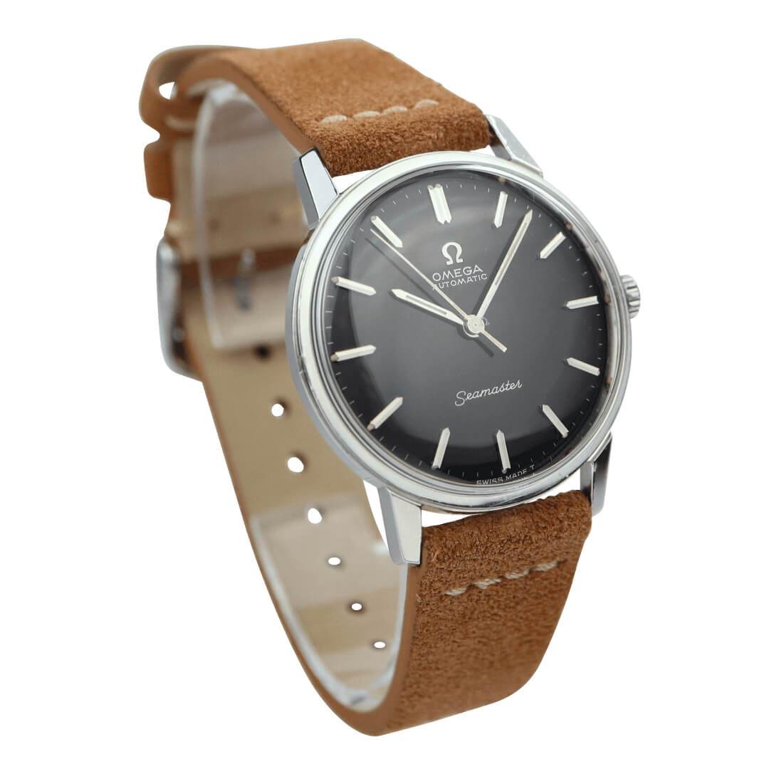 Omega Seamaster 165.002 Black Dial, 1966 Men's Vintage Watch