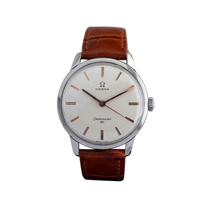 Omega Seamaster 30 135.007, Linen Dial, 1963 Men's Vintage Watch