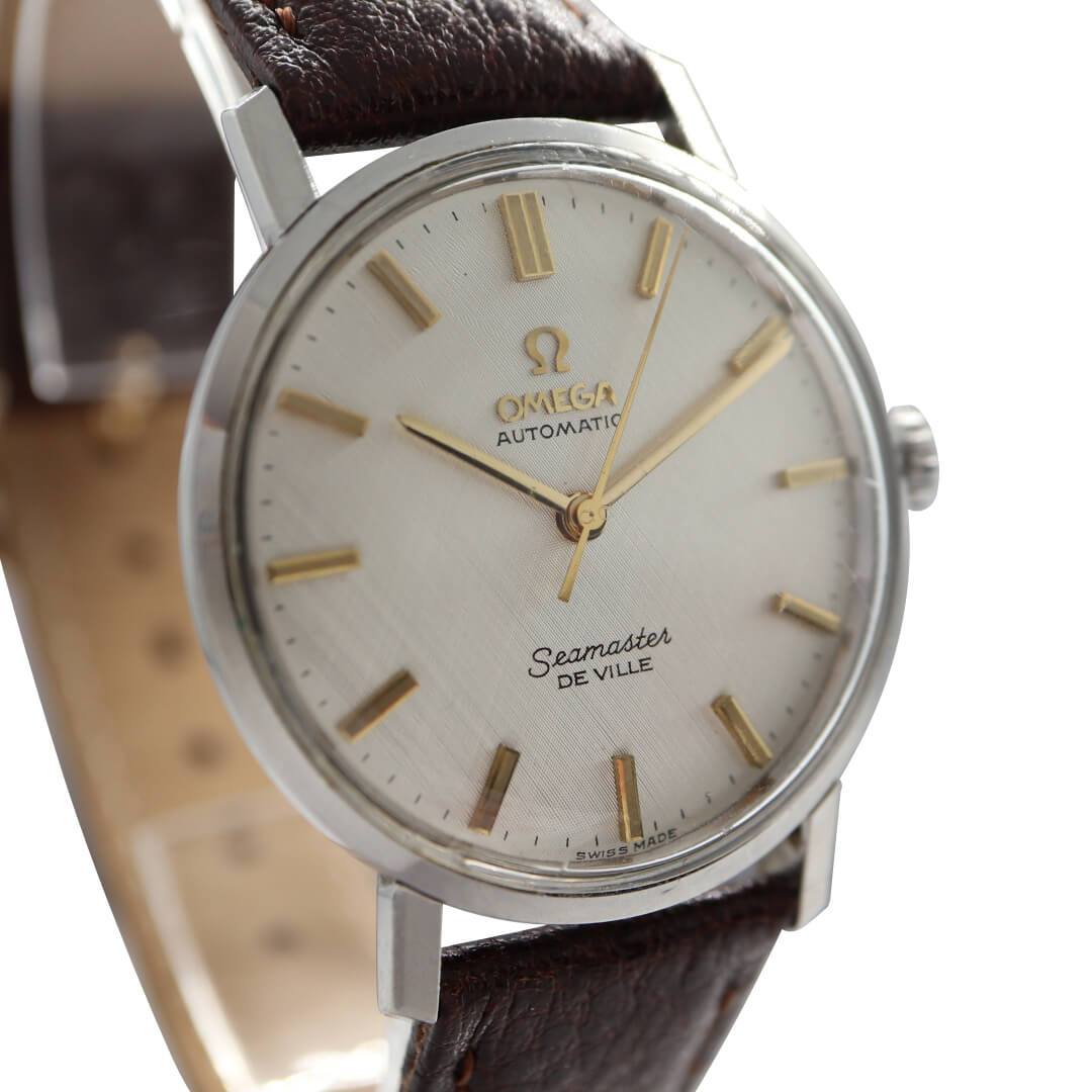 Omega Seamaster De Ville Ref. 165.020, 1964 Linen Dial Men's Watch