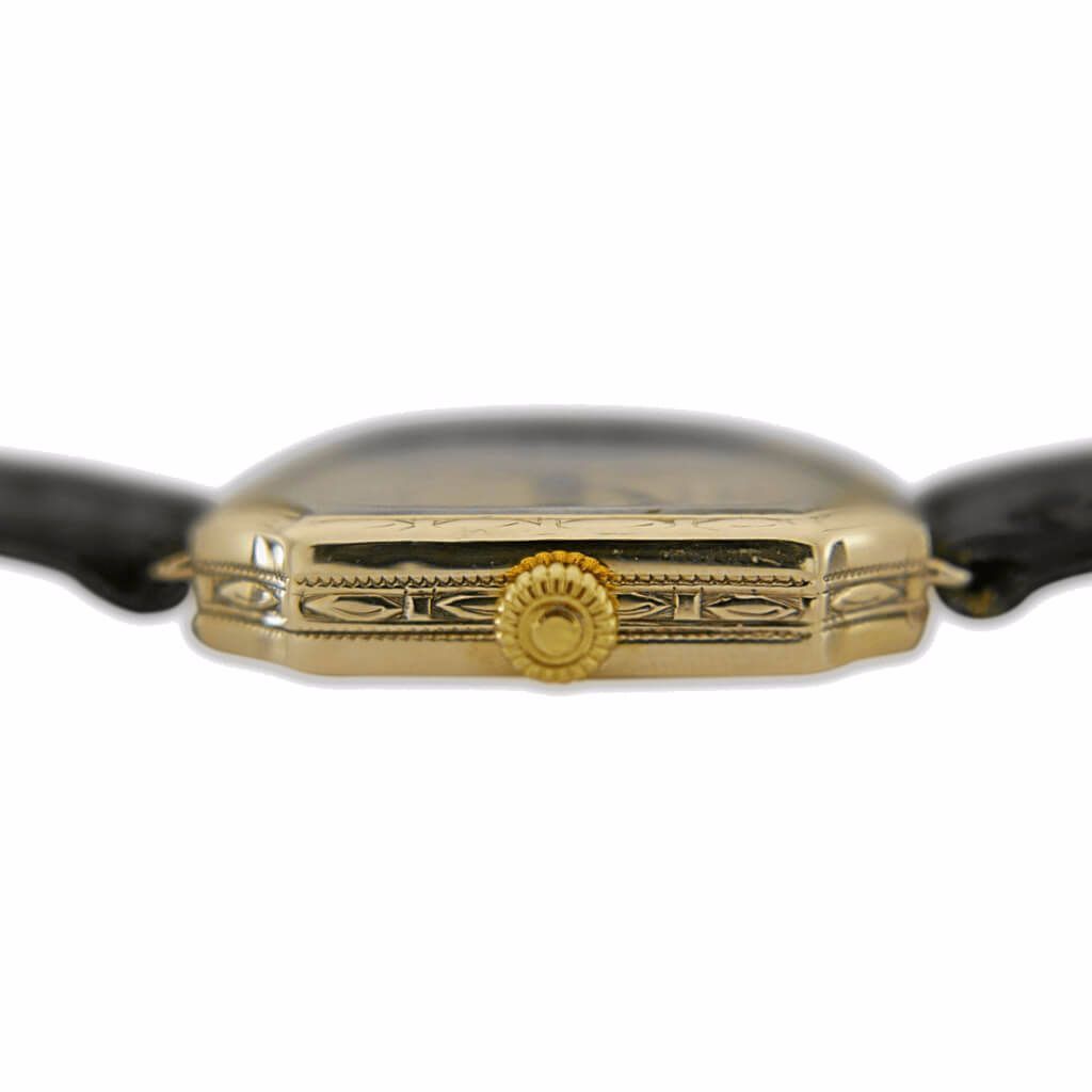 Rolex Art Deco Cornercut 9ct Gold, 1920's Ladies Vintage Watch