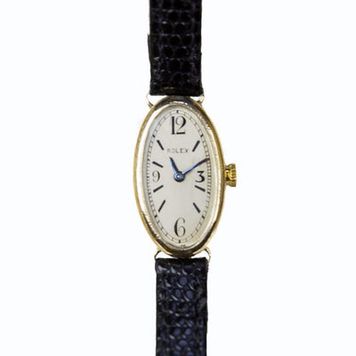 Rolex Oval 9ct Gold, 1929, Ladies Vintage Watch