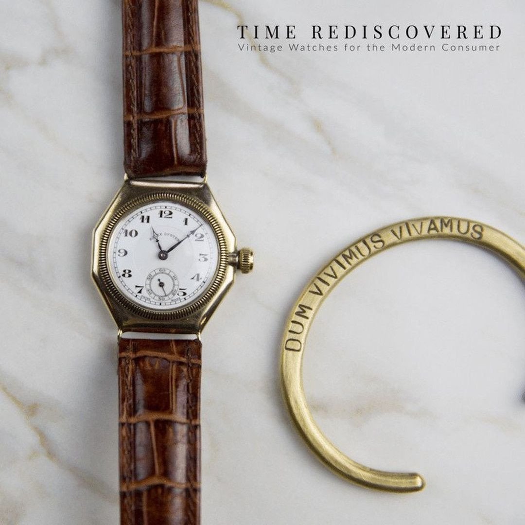 Rolex Oyster Men's Vintage 1929 Gold Watch