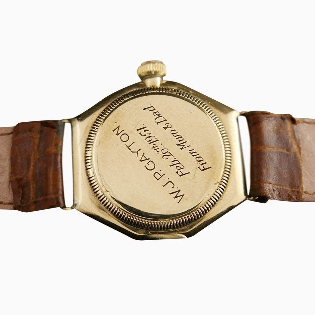 Rolex Oyster Men's Vintage 1929 Gold Watch