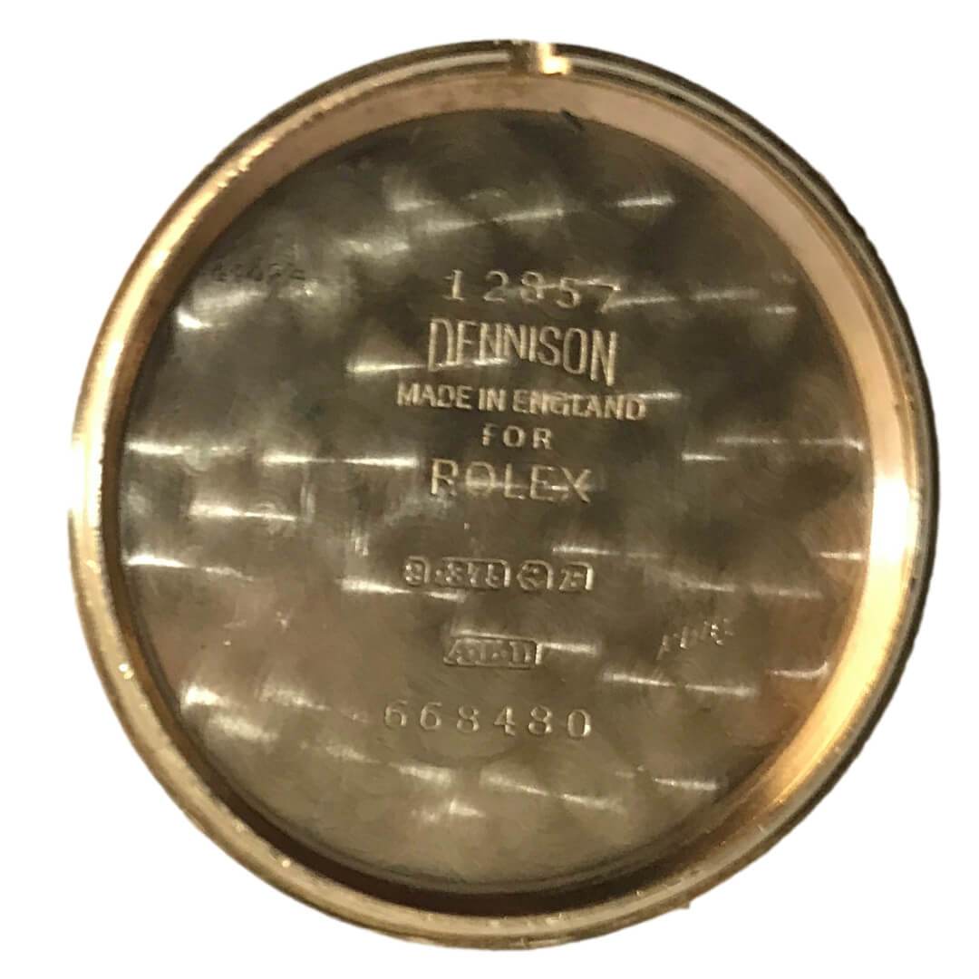 Rolex Precision 9k Gold Dennison Case, 1955