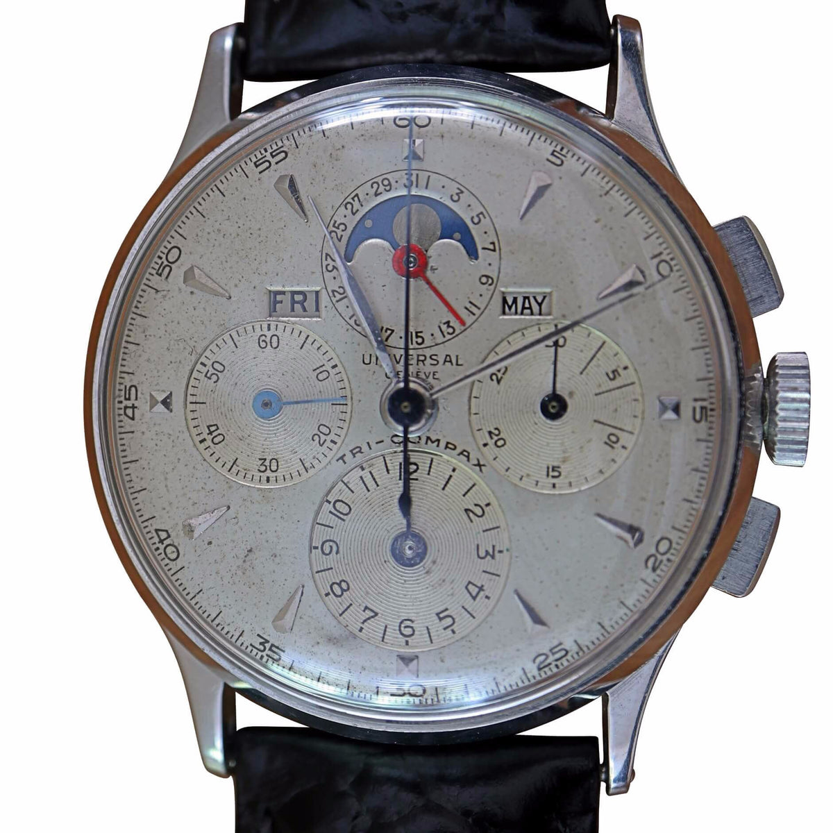 Universal Geneve Tri-Compax 1940's Men's Vintage Chronograph – Time ...
