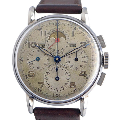 Universal Geneve Tri-Compax 22250, 1944 Men's Vintage Watch