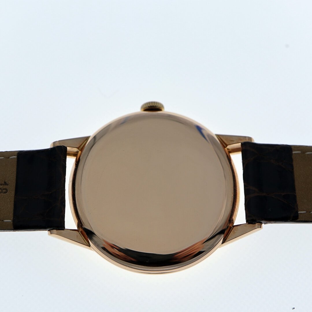 Vacheron Constantin 18k Rose Gold Jumbo Men's Vintage Watch – Time ...
