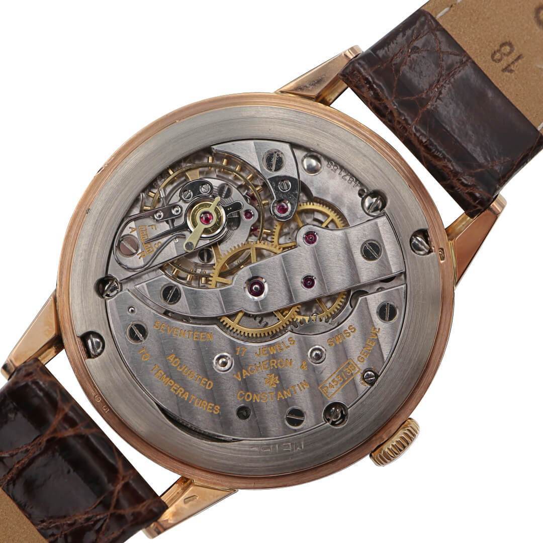 Vacheron Constantin 18k Rose Gold Jumbo Men's Vintage Watch