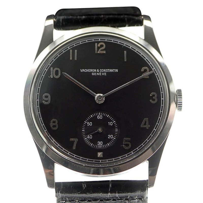 Vacheron Constantin Steel Black Dial, 1930&